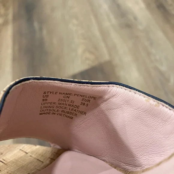 Kate Spade New York Penelope Cork Wedges Shoes Heels Spring Summer Easter Size 9 - Picture 10 of 10